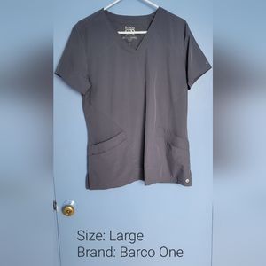 Barco One scrub top: Large/Gray
